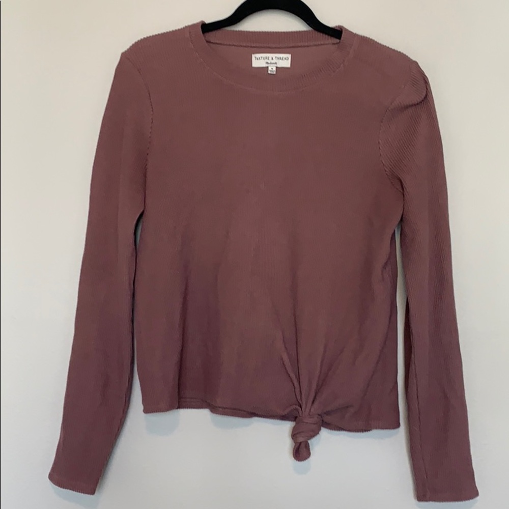 Madewell texture & thread long sleeve